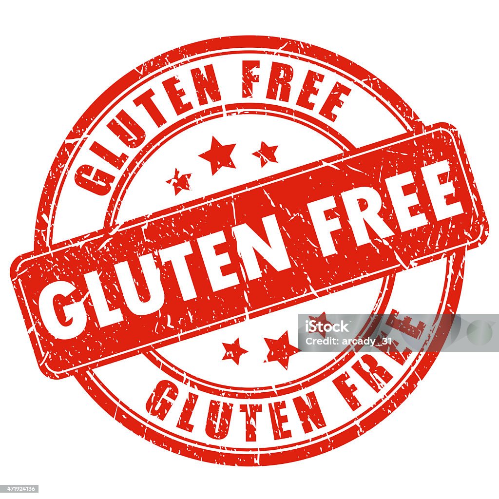 Gluten free stamp Gluten free stamp on white background Gluten Free Stock Photo