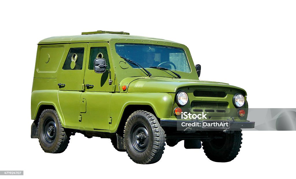 Army armoured vehicle Army armoured vehicle isolated over white background Off-Road Vehicle Stock Photo
