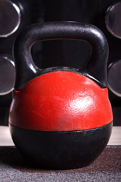 istock Gym equipment. Sport background. Dumbbell. Copy space 471924770