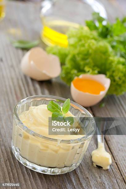 Homemade Aioli Sauce Stock Photo - Download Image Now - Aioli, American Culture, Appetizer