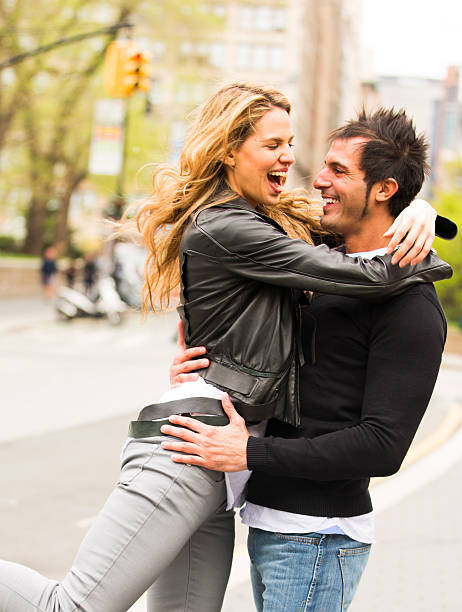 istock Happy Couple on the Street 471926157