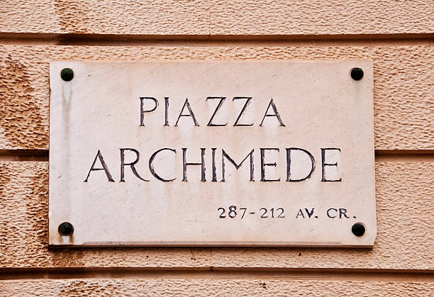 istock Piazza Archimede sign, Syracuse, Italy 471928120