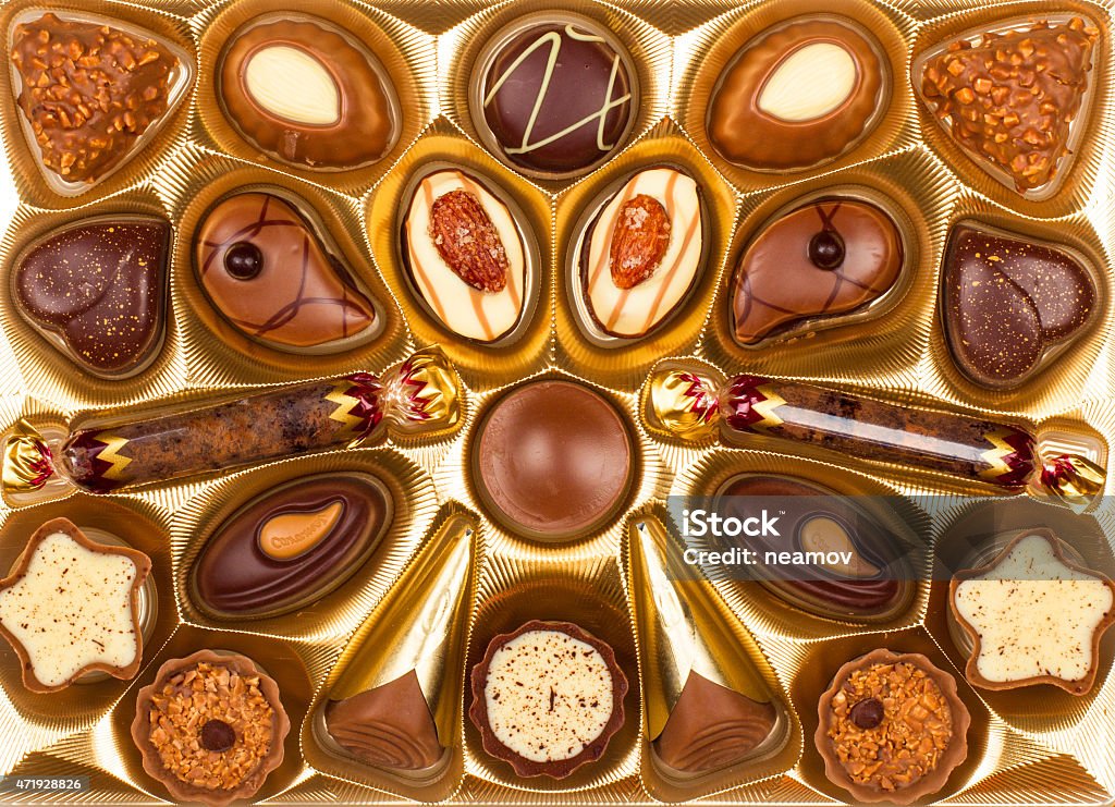 background of chocolate candy 2015 Stock Photo