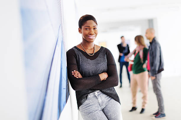 istock Young Artist Portrait In Gallery 471929031