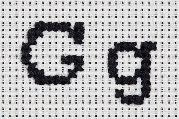 istock Cross-stitch - Alphabet and Icons: Gg 471929119