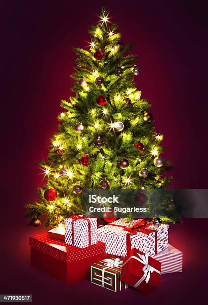 Christmas Tree Stock Photo - Download Image Now - Fir Tree, Pine Wood - Material, Christmas