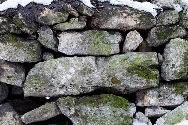 istock stone fence in winter nature 471930826