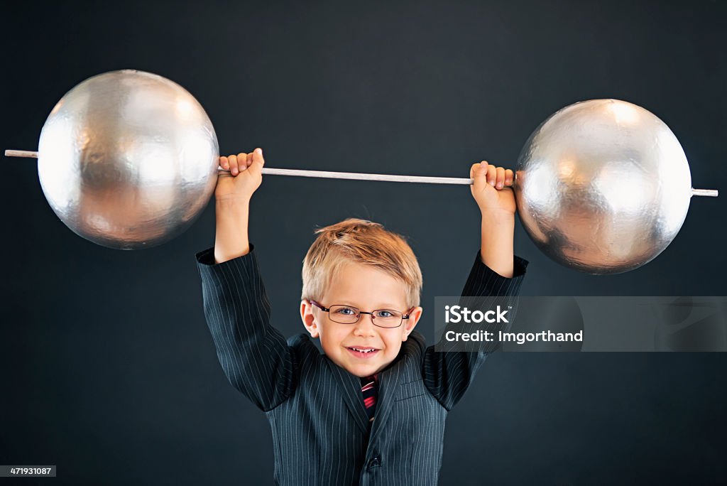 Young strong business Portrait of young strong businessman. 4-5 Years Stock Photo
