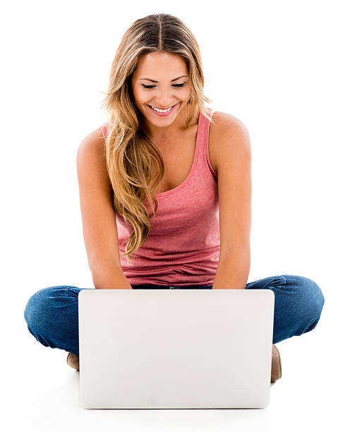 istock Woman online chatting 471932167