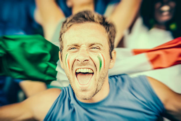istock Italy Supporter at the Stadium 471933565