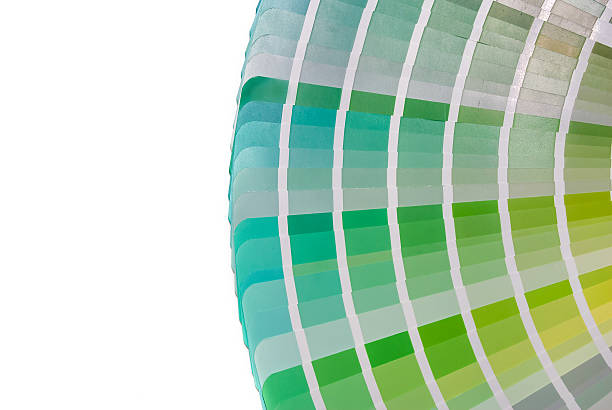 istock green color palette guide for printing industry isolated 471936062