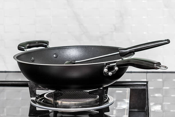 istock pan on the gas stove 471936124