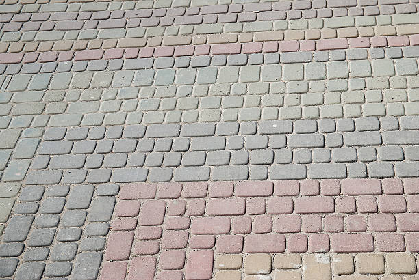 istock Abstract background of old cobblestone pavement 471936326