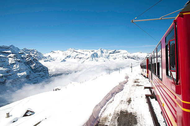 istock Jungfrau Mountain Train to the  Eiger 471936899