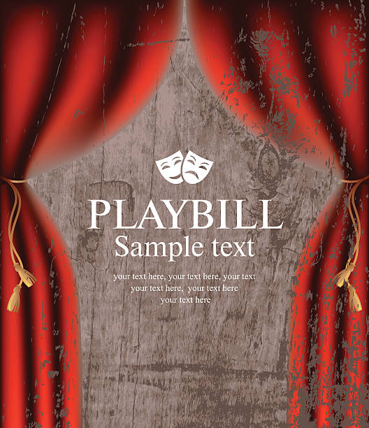 playbill - playbill stock illustrations