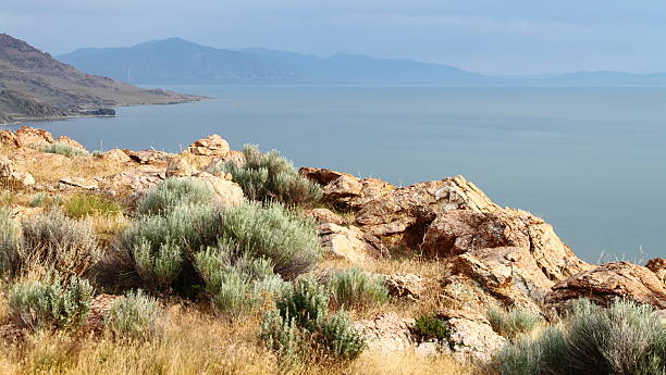 istock View along Antelope Island Hiking Trail 471944129