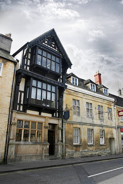 istock Old building on the old street 471944530