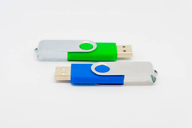 flash drive usb - usb flash drive computer mp3 player security foto e immagini stock