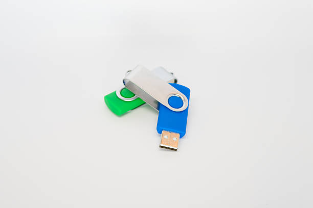 flash drive usb - usb flash drive computer mp3 player security foto e immagini stock