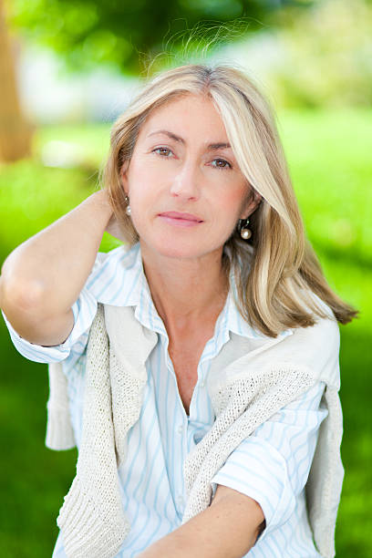 istock Mature woman smiling 471945537