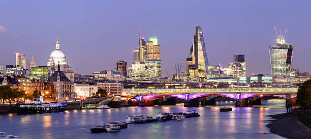 istock London City Skyline at Night in the UK 471945921