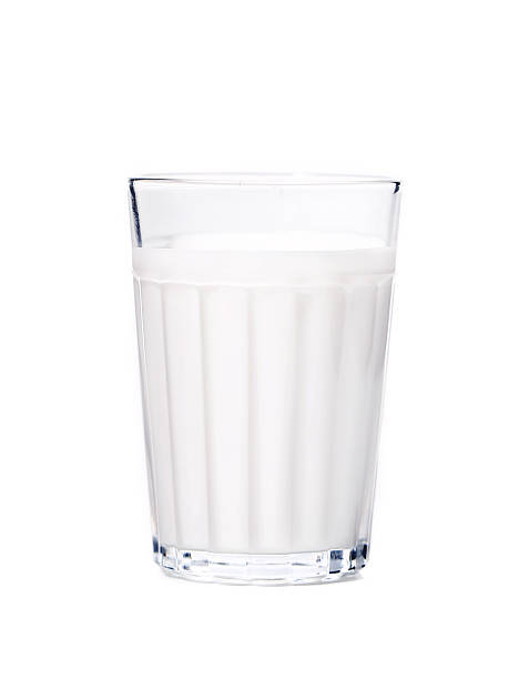 istock Faceted glass with milk. 471946451
