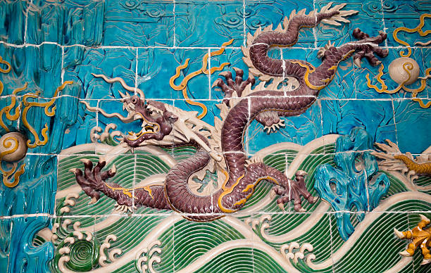 istock Dragon sculpture. Beijing, China 471947383