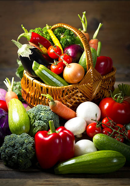 istock Fresh organic vegetables in the basket 471947641