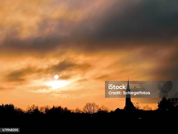 Church Sunset Stock Photo - Download Image Now - Architecture, Backgrounds, Beauty