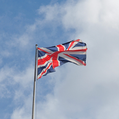 Union Jack national flag of the United Kingdom