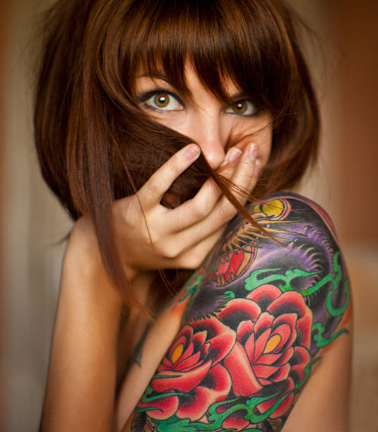 istock Tattooed girl 471949287