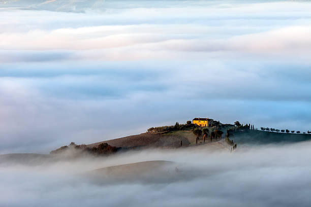istock Foggy Landscape, Tuscany, Italy 471949581