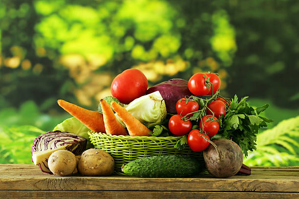 istock Various types of vegetables in a basket 471951852