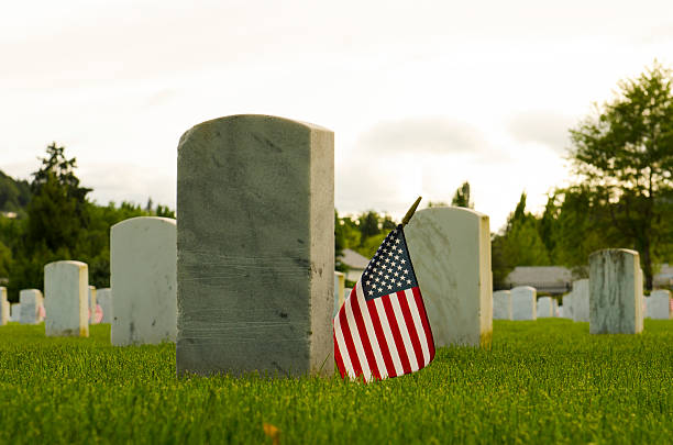 istock Veterans graves during Mermorial Day 471952080