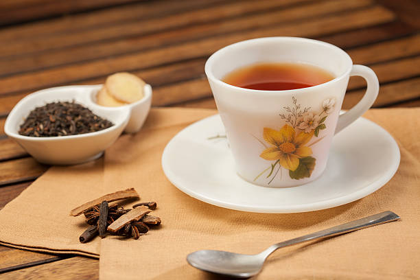 istock Spiced Masala Tea with Ingredients 471952780