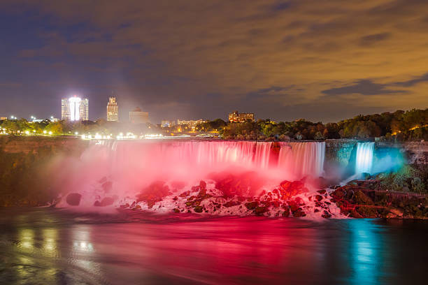 istock The Niagara Falls , USA and Canada border 471954371
