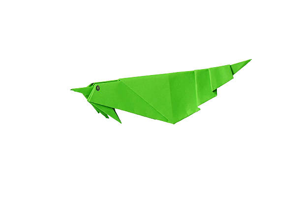 istock Origami paper folding is shrimp. 471954643