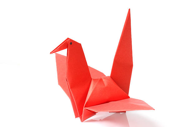 istock Paper folding origami birds. 471954713