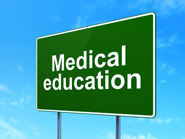 istock Medical Education on road sign background 471954811