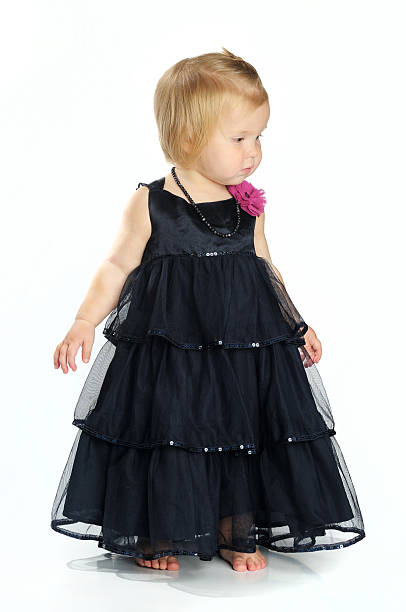 istock Little Girl Isolated on White 471956247