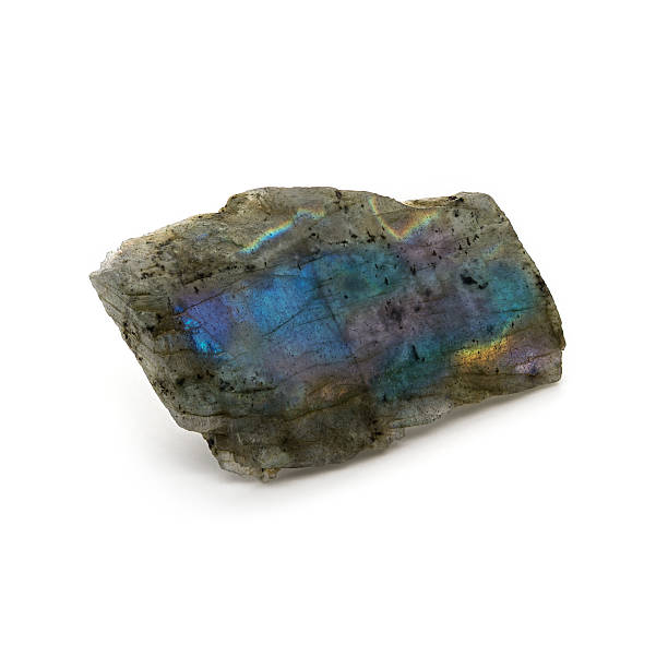 istock Natural rare rough labradorite stone 471956282