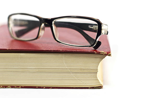 istock Old  diary  no new  glasses on white background 471956615