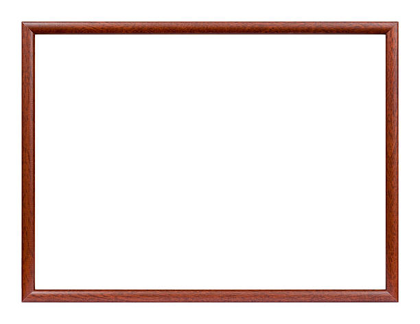 istock Wooden slim picture frame 471956743