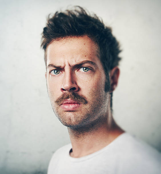 istock Portrait of a guy with a mustache 471957120