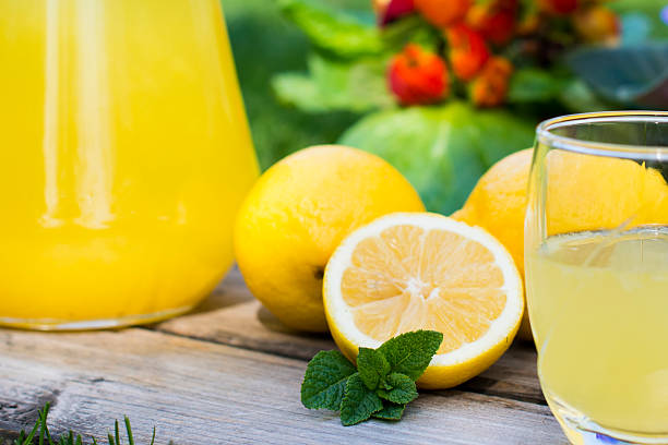 istock Close Up of Fresh lemonade with mint 471962514