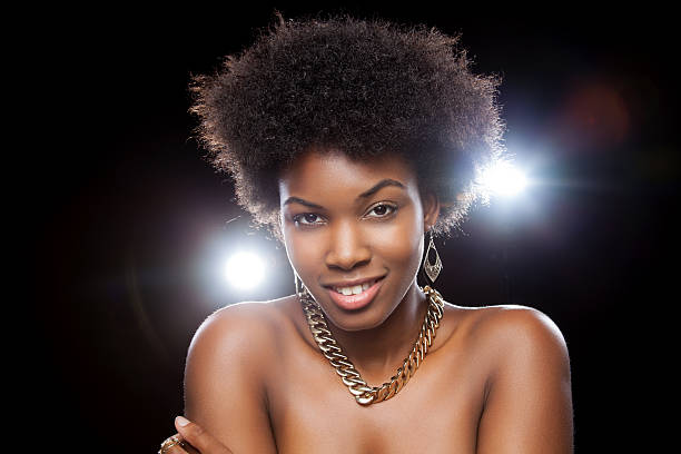 istock Black beauty enjoying a party lifestyle 471962911