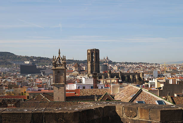 istock Rooftop view from Barcelona Cathedral. Spain 471962957