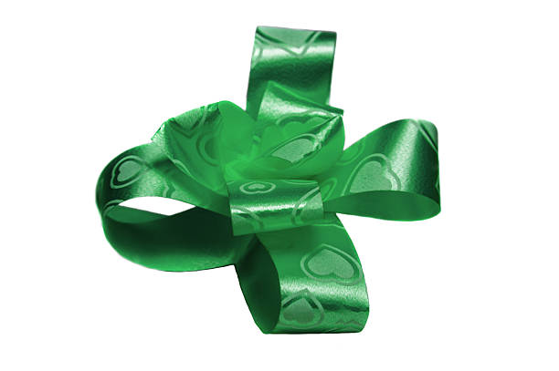 istock Green ribbon flower 471967091