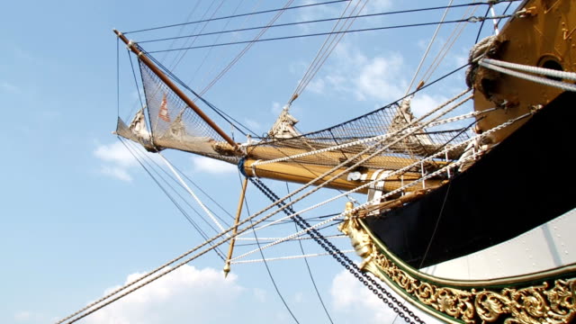 bowsprit an old sailing ship