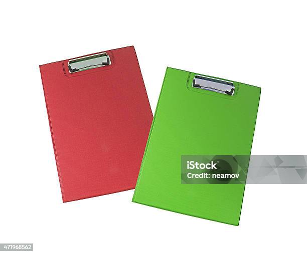 Office Folders Isolated Stock Photo - Download Image Now - 2015, Archives, Book